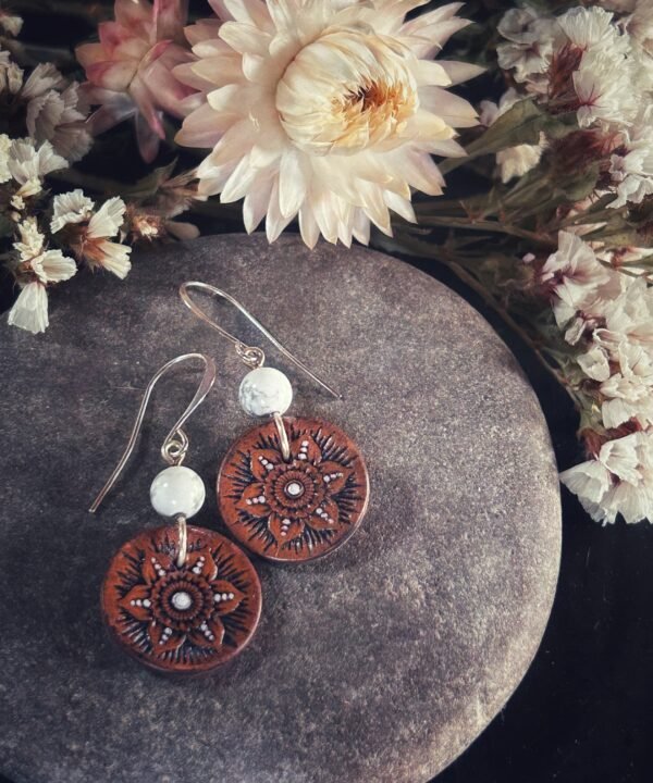 Alternative view of Button Earrings