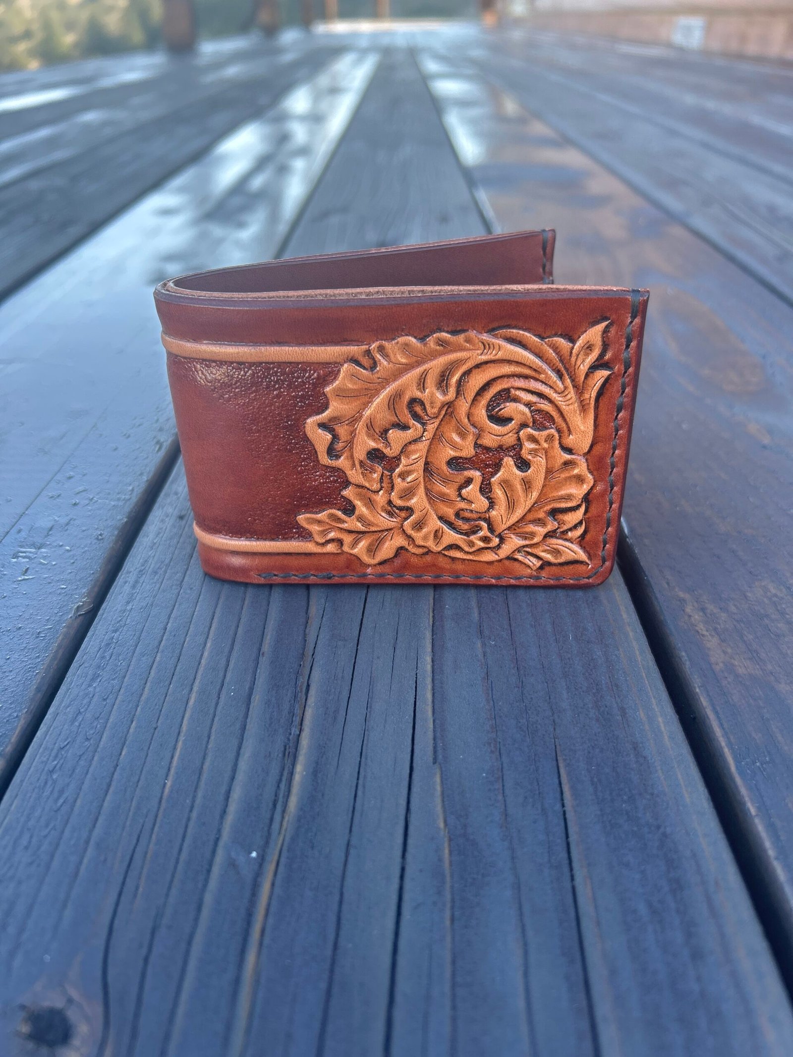 Bridger Wallet Oak Leaves