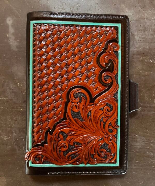 Black Western Scrolls Notebook