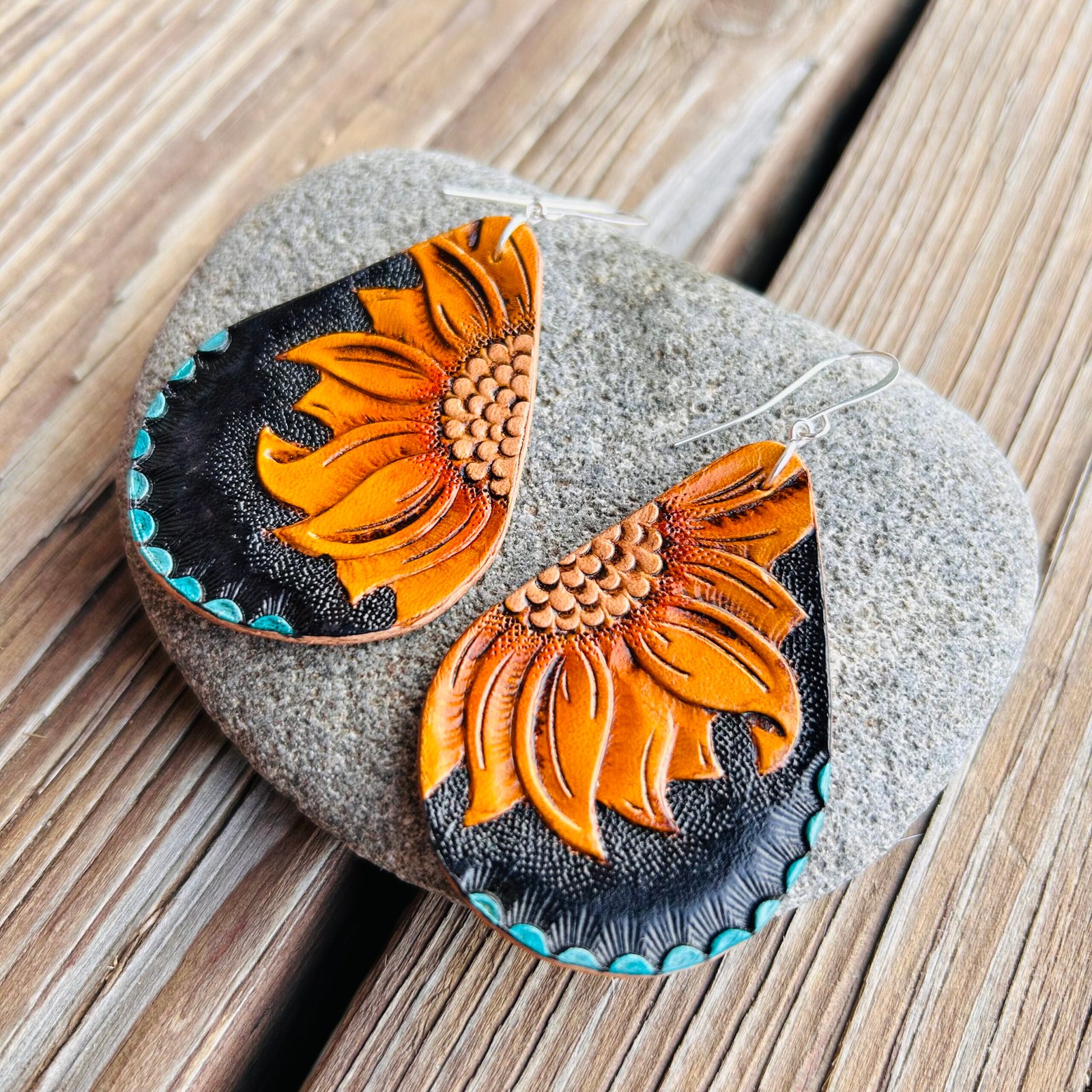 Sunflower Earrings - Image 2