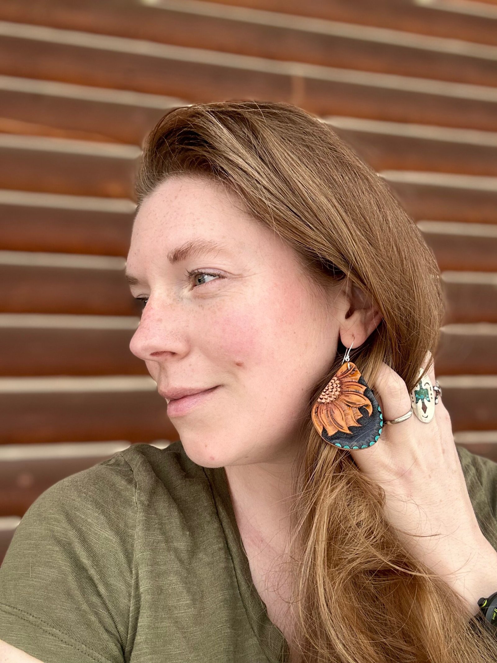 Sunflower Earrings - Image 3