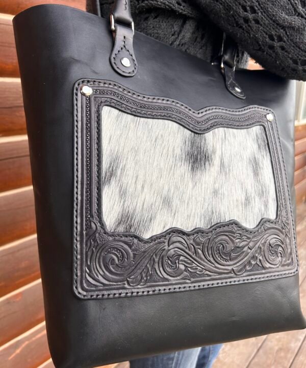 Sweetwater Tote with Cowhide