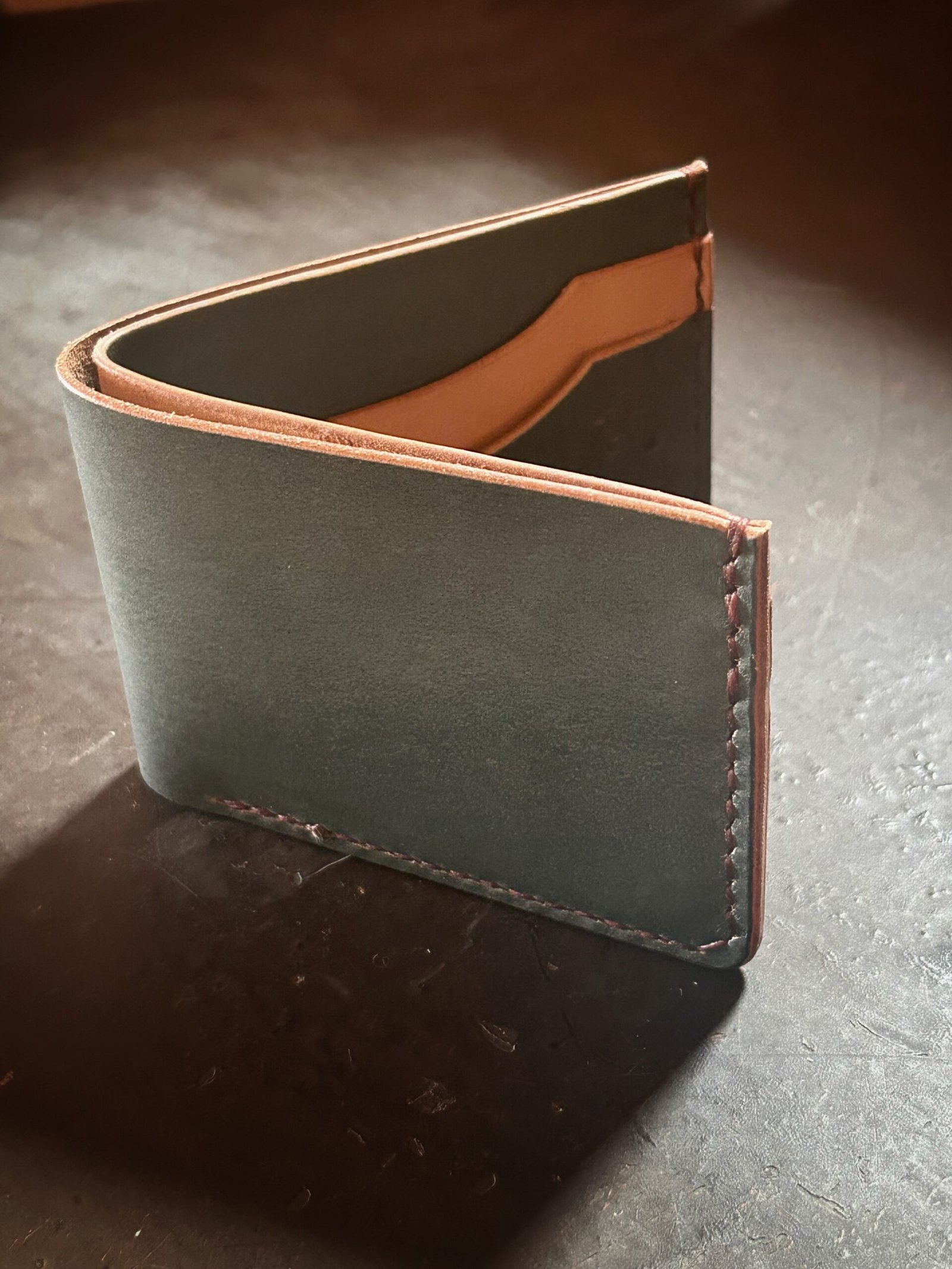 Bridger Wallet Jade and Natural