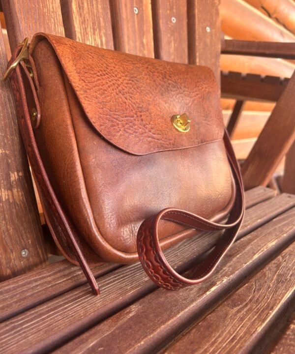 Cherry Creek Purse in Pebbled Mahogany