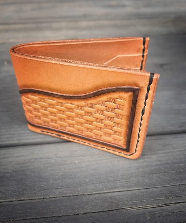 Bridger Wallet Natural Basketweave