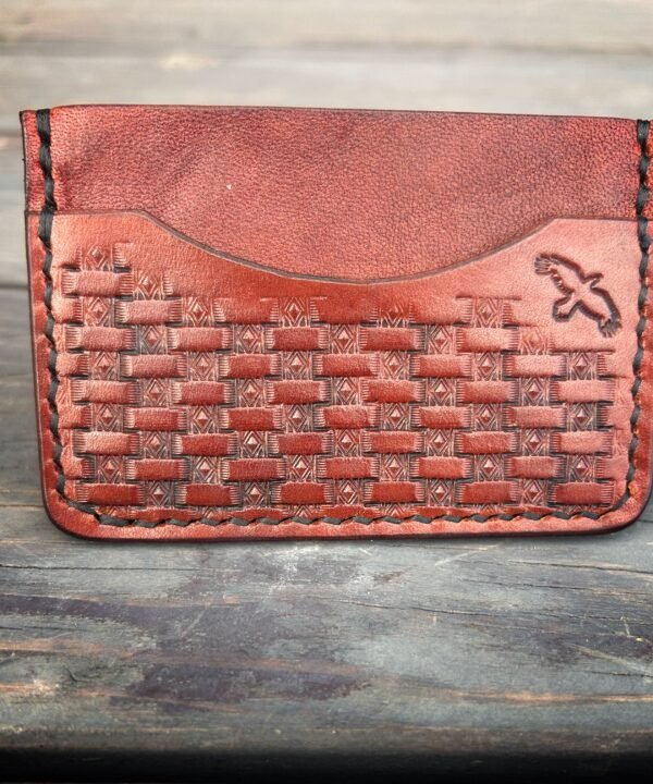 Granite Wallet Brown Basketweave