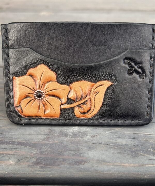 Granite Wallet Black Wild Rose