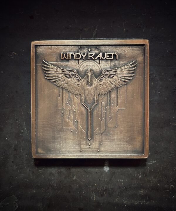 Alternative view of Morale Brass Patch Cyber Raven