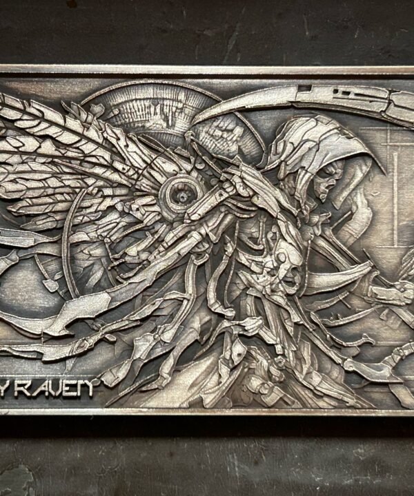 Alternative view of Morale Brass Patch Cyber Muerte