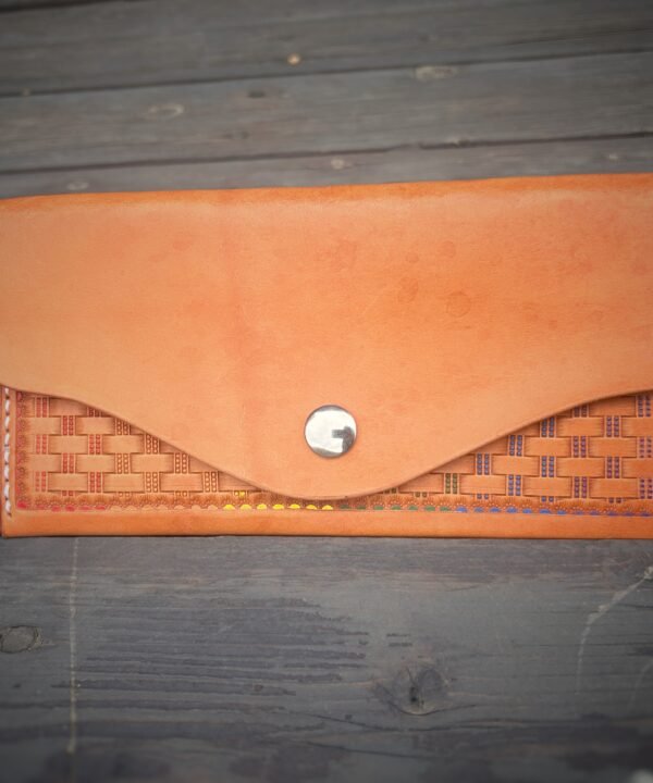 Madison Wallet Rainbow Basketweave