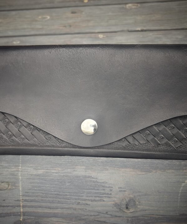 Madison Wallet Skull Basketweave