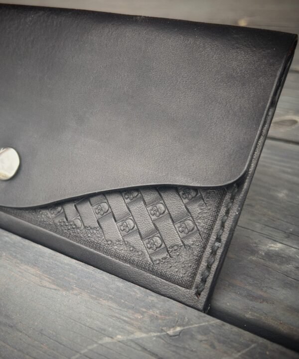 Alternative view of Madison Wallet Skull Basketweave