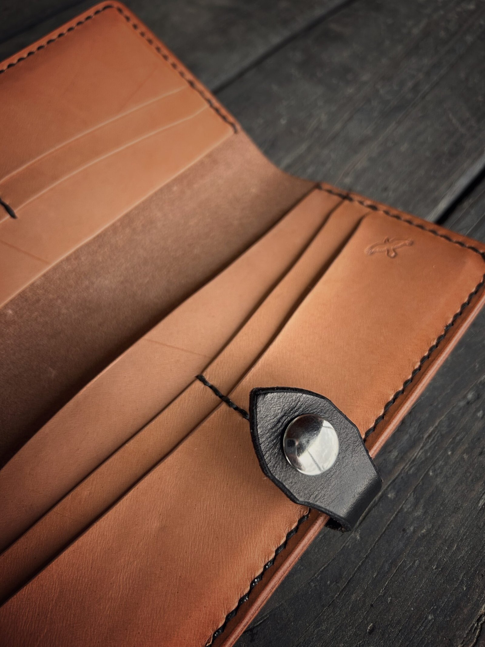 Highland Wallet Orange Chrysanthemum - Image 2