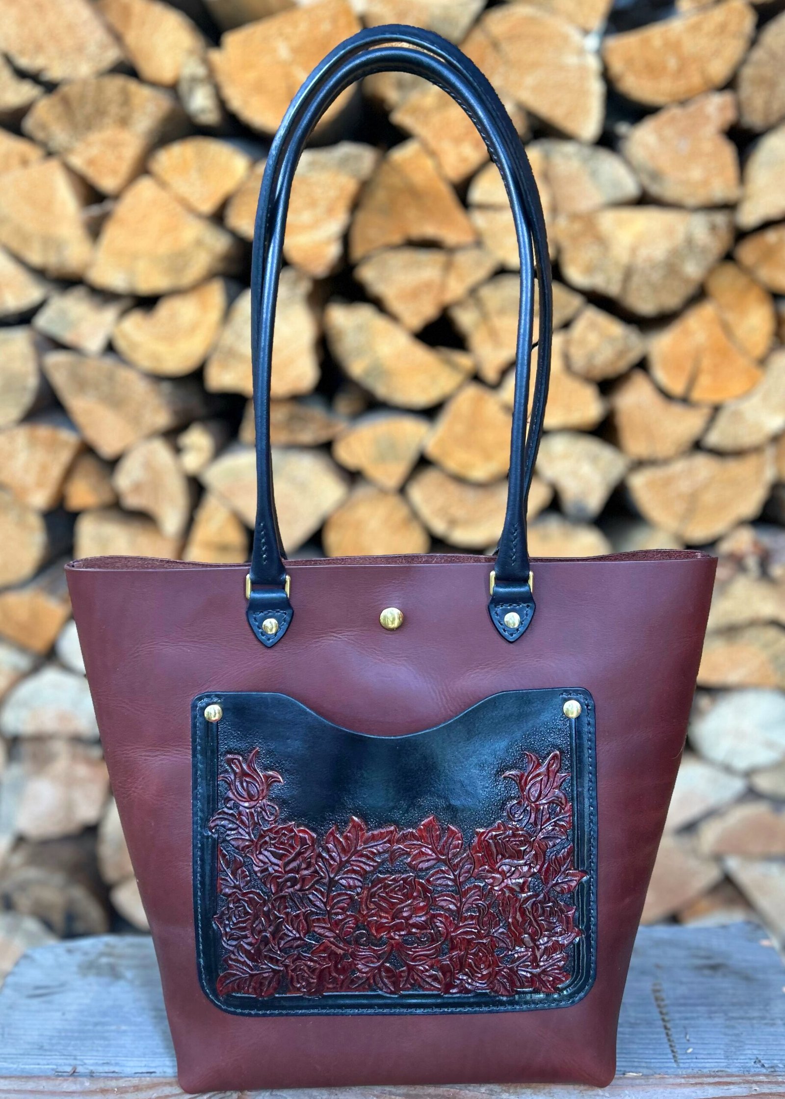 Sweetwater Tote with Roses