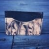 Granite Wallet with marbled dye work, black