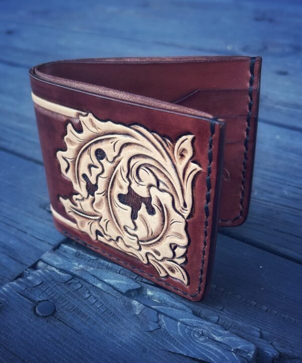 Mission Wallet Oak Leaves