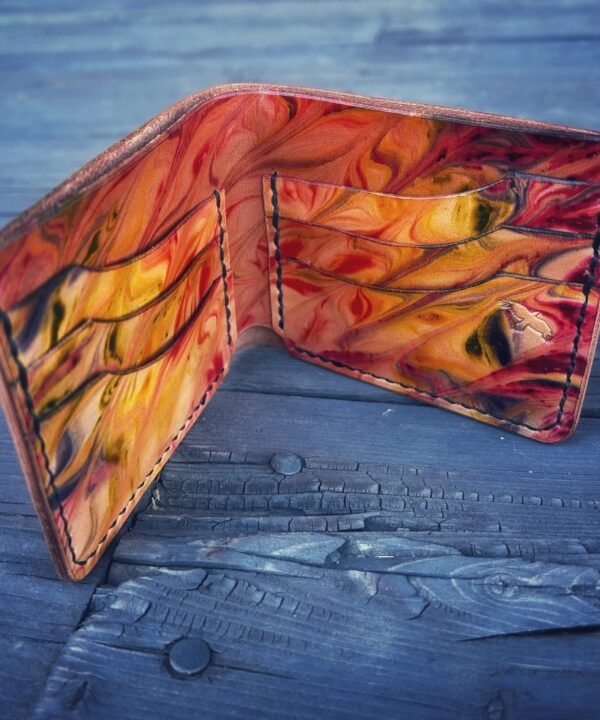 Alternative view of Mission Wallet Rainbow Marbled