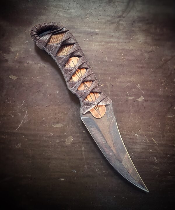 Erinyes with burnt jute and brown wrap