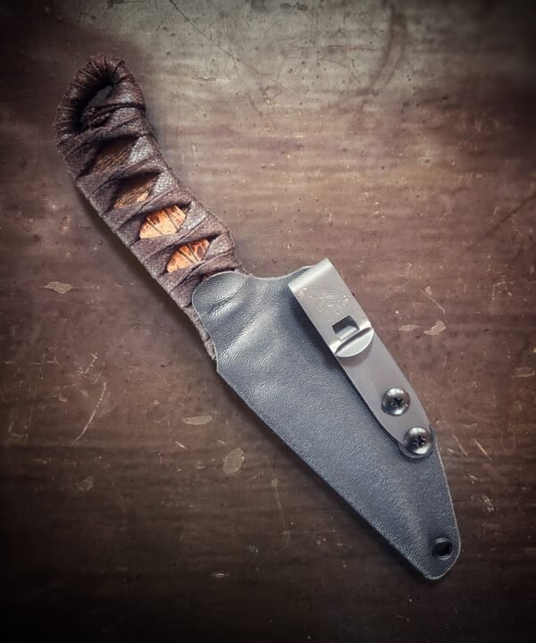 Erinyes with burnt jute and brown wrap