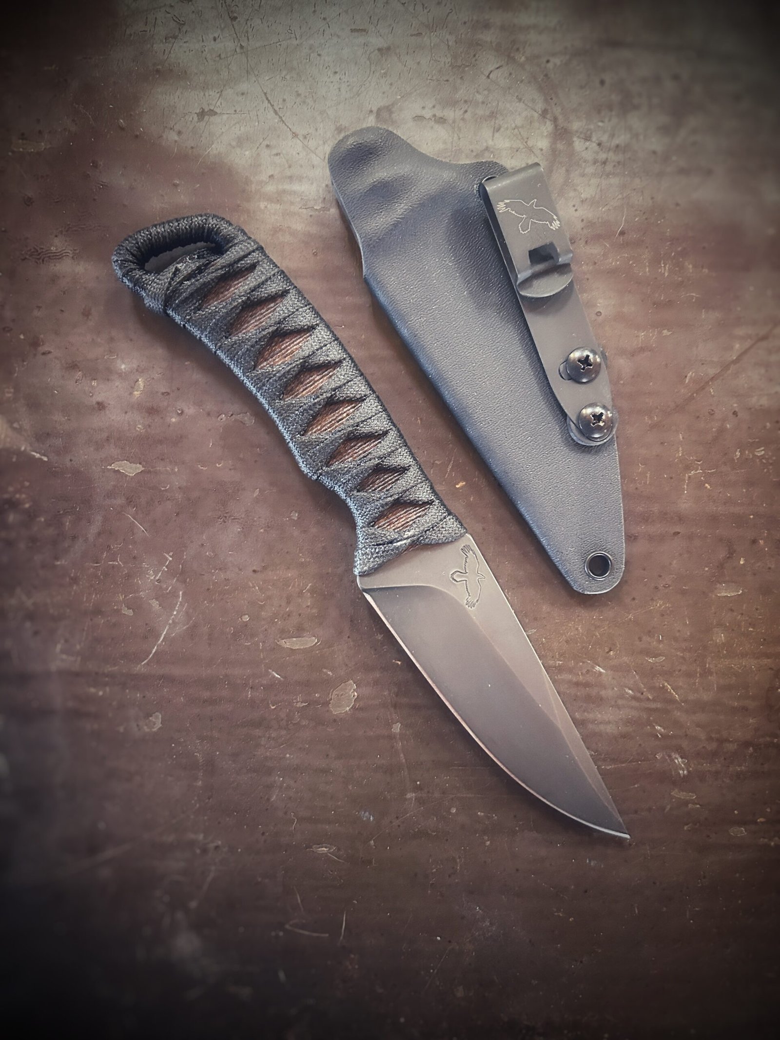 Anathema with jute and black wrap