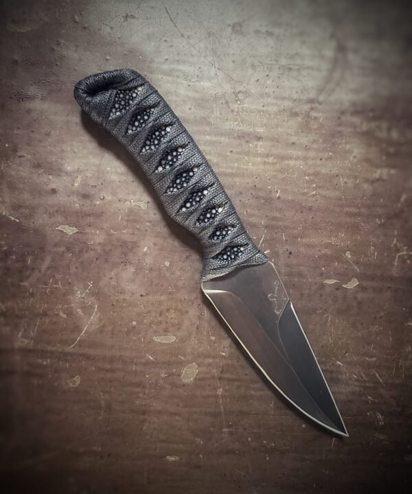 DE Anathema with polished stingray and black wrap