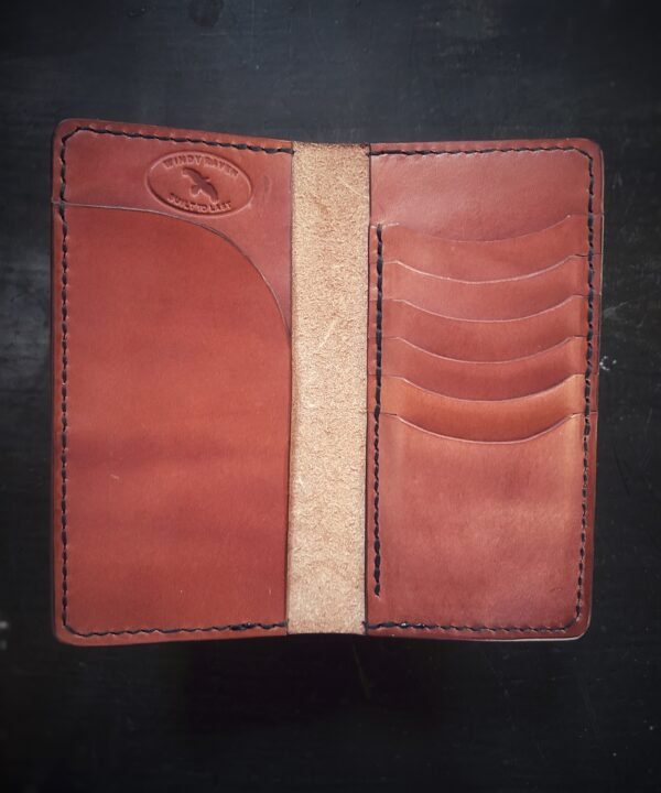 Boulder wallet interior, brown