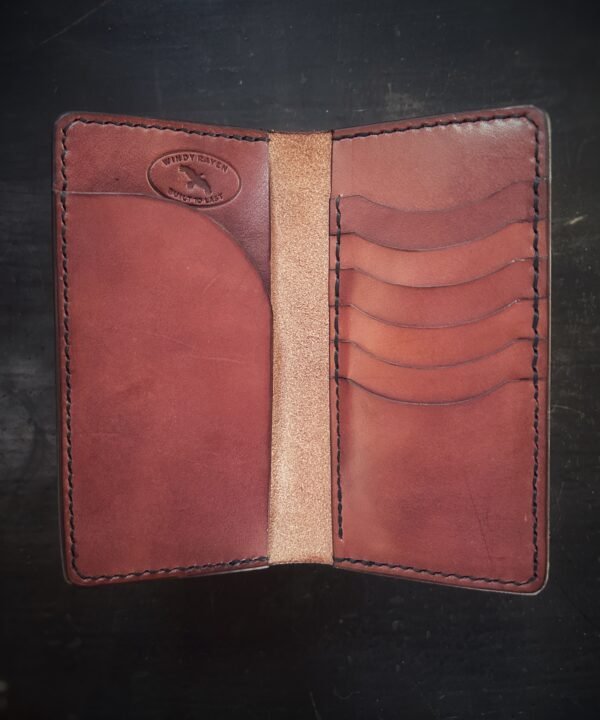 Boulder wallet interior, brown