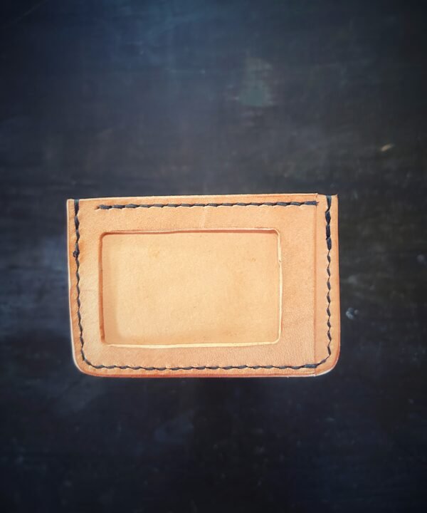 Granite wallet, back pocket, in natural tan